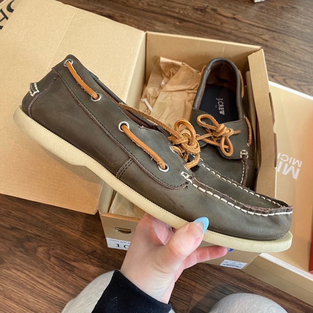 J Crew boat shoes